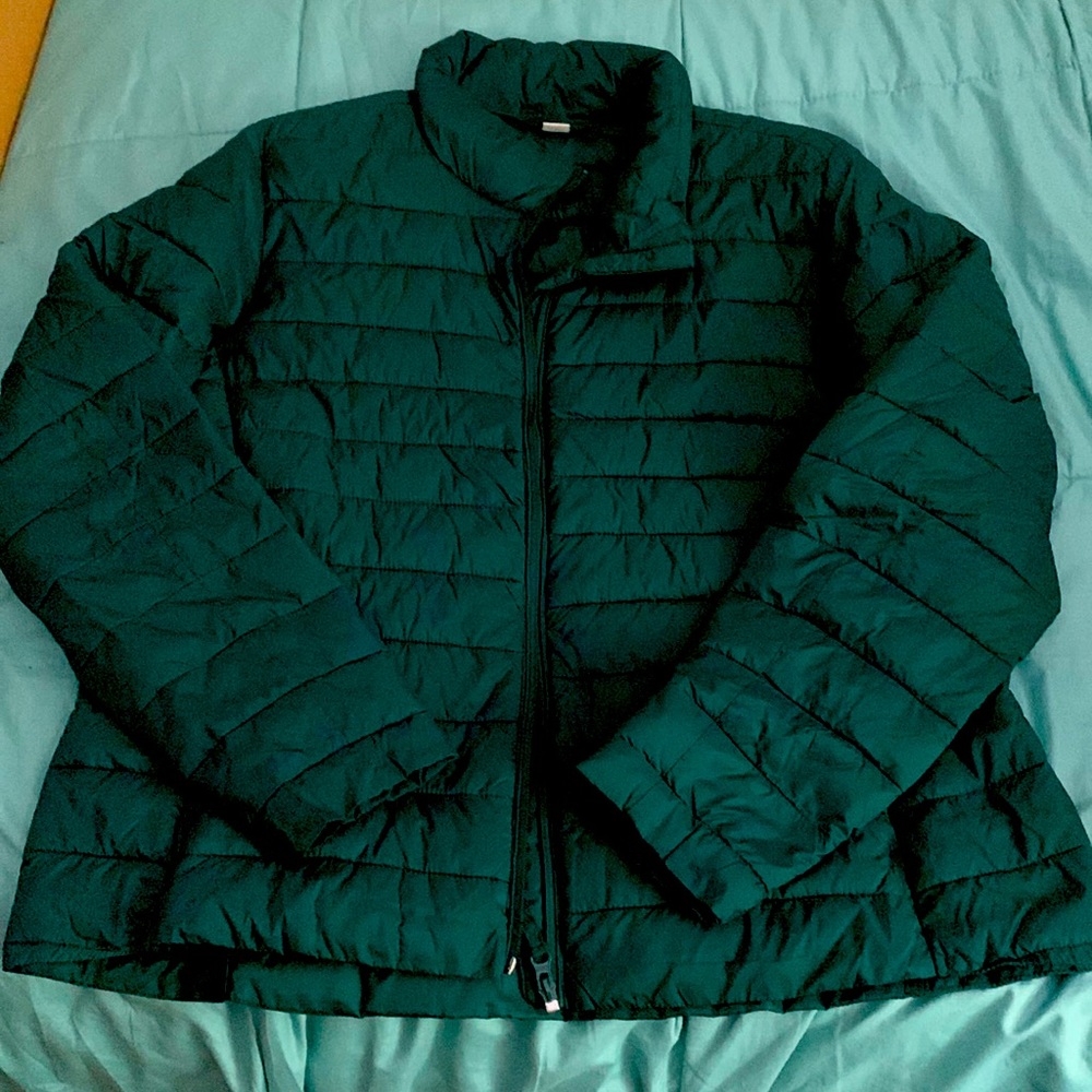 Old Navy lightweight puffer coat.